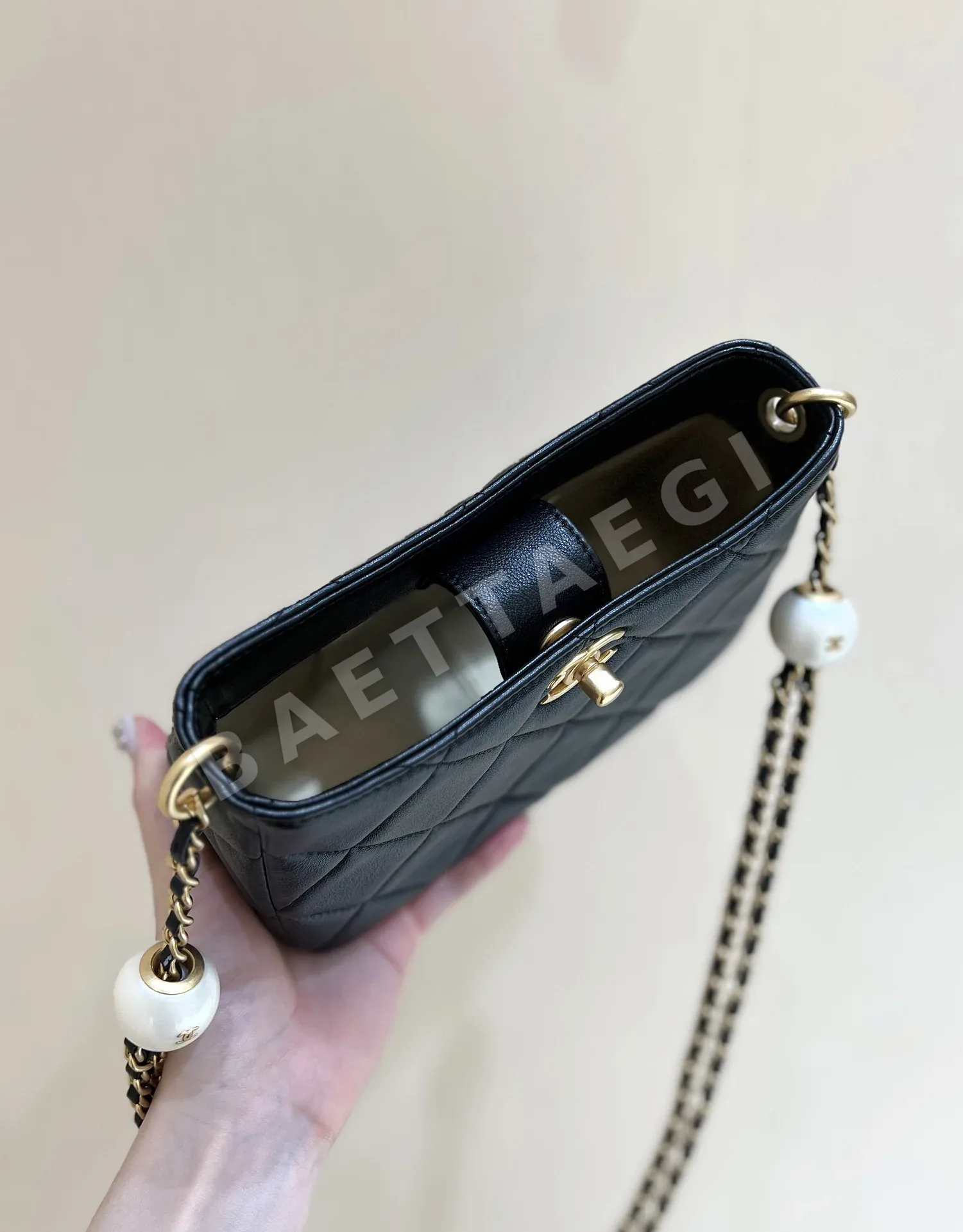 샤넬 더블 펄 탕위안 호보백 AS4859 상세 이미지 4