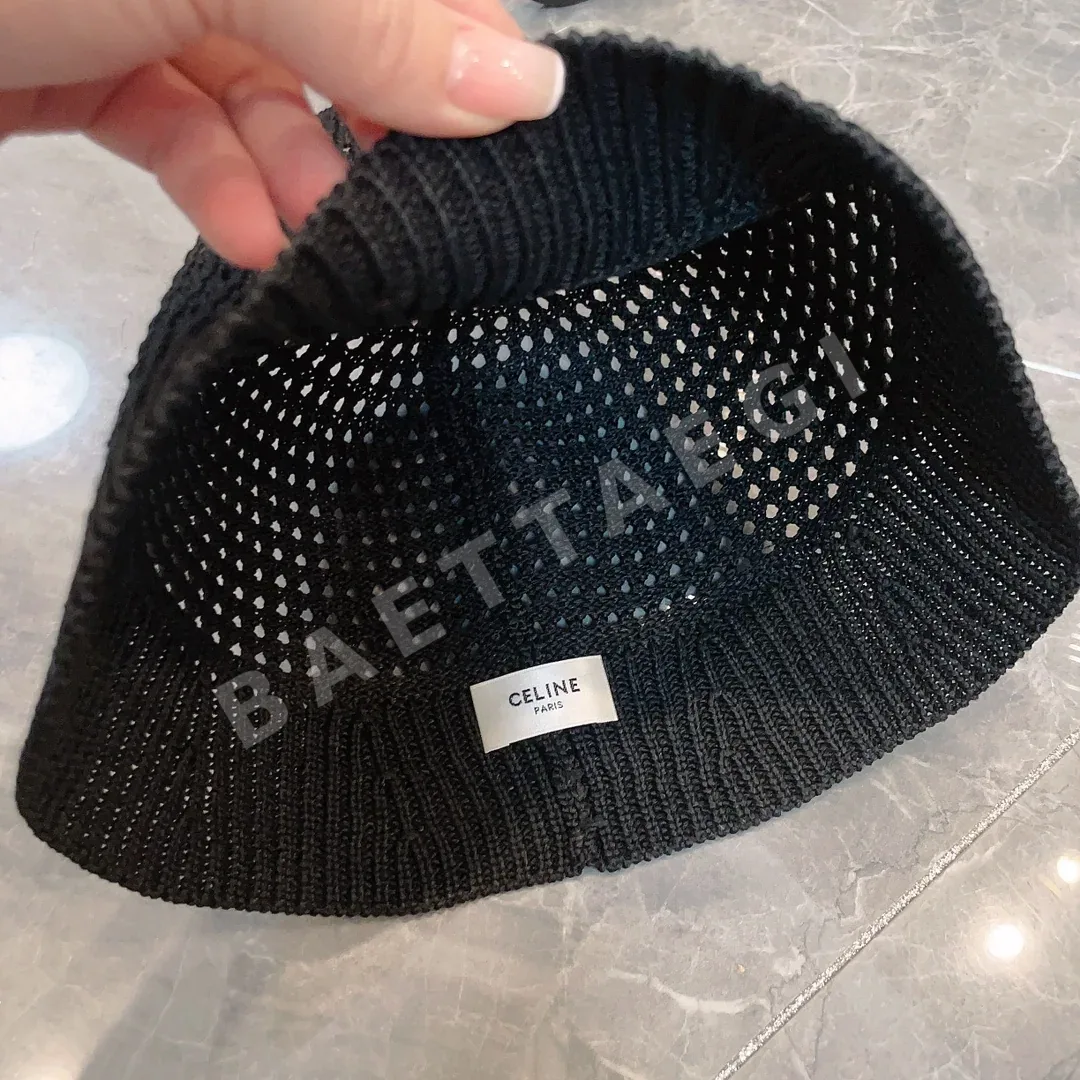 셀린느 오픈워크 짜임 버킷햇 상세 이미지 7