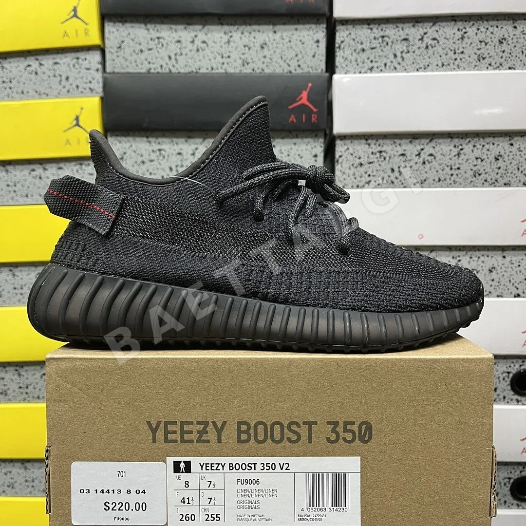 아디다스 [XQ] 이지 부스트 350 V2 FU9006 200772 Adidas Yeezy Boost 350 V2 Black