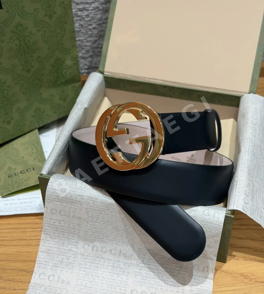 구찌 인터로킹 G 가죽 벨트 40mm 179192
