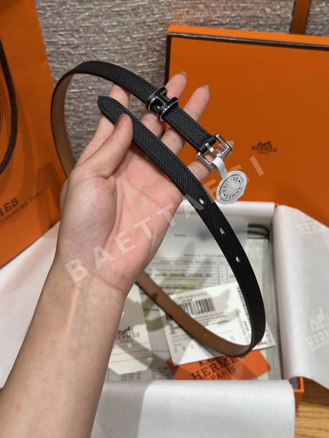 에르메스 팝 H 에포손 카프스킨 벨트 상세 이미지 5