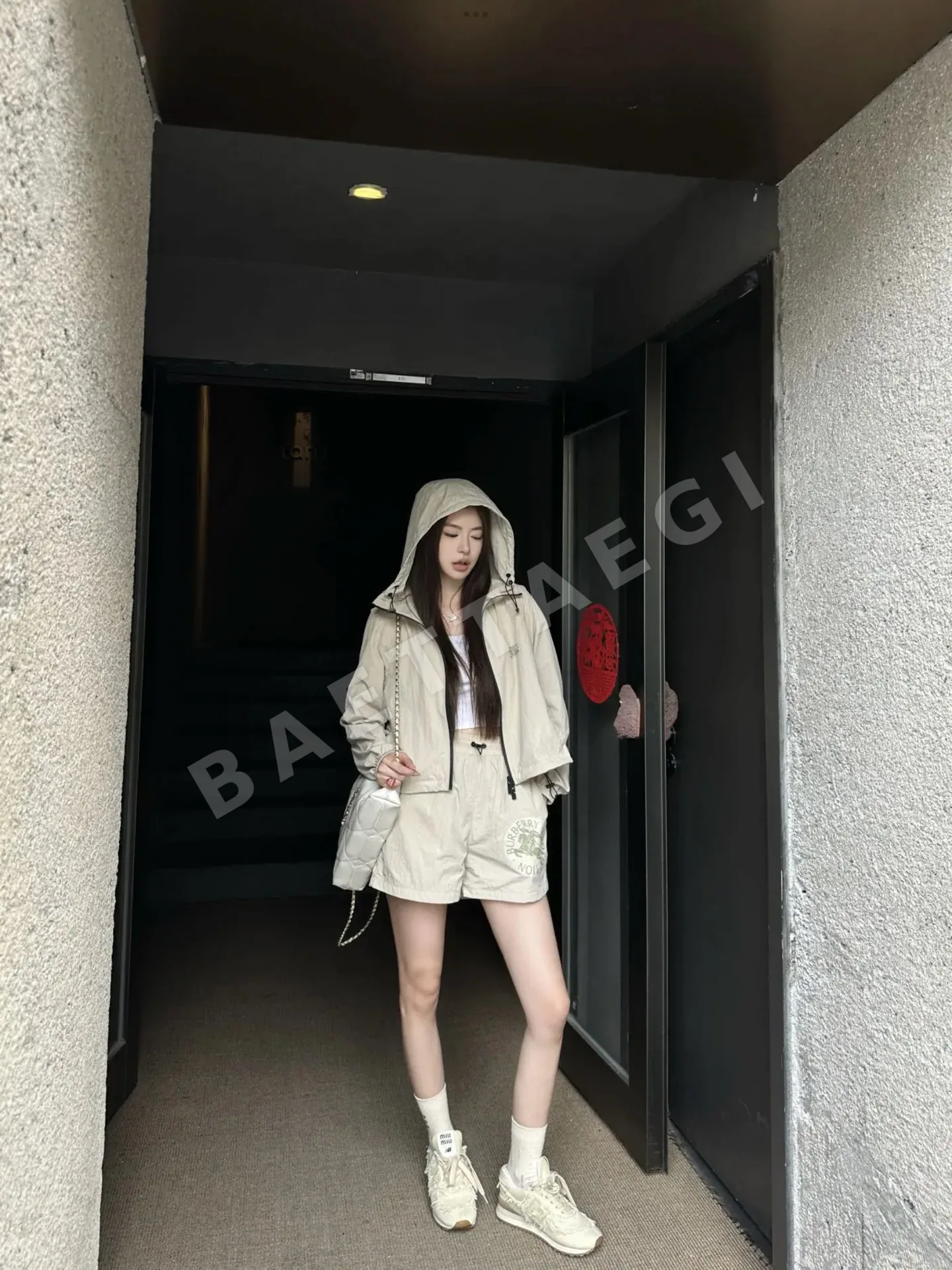 버버리 여성 후드 자켓 세트 상세 이미지 9