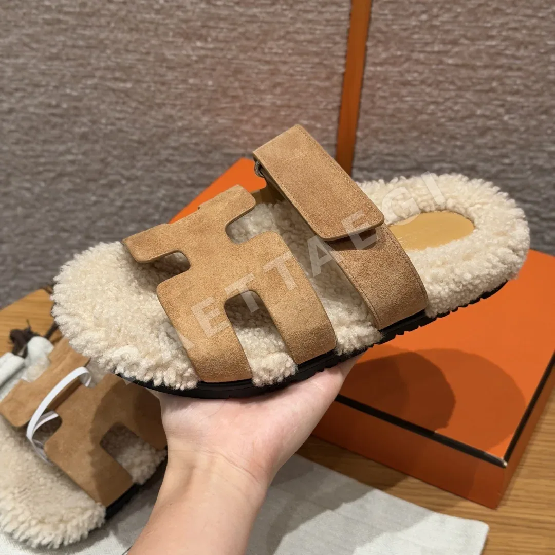 에르메스 시프레 샌들 라이트베이지 스웨이드 상세 이미지 2