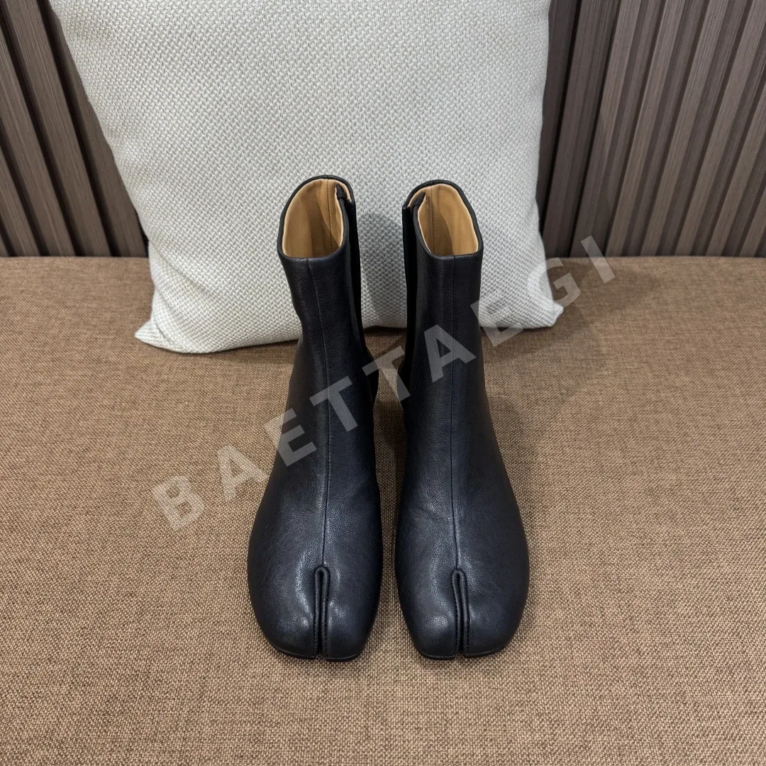 마르지엘라 타비 부츠 가죽 스플릿 토 171474