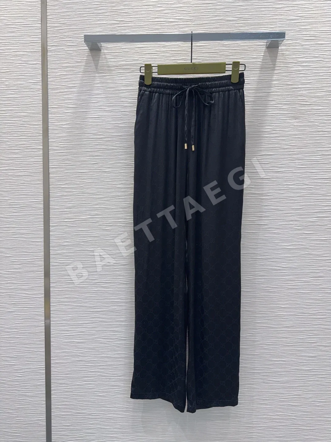 구찌 실크 원단 여성 바지 91516