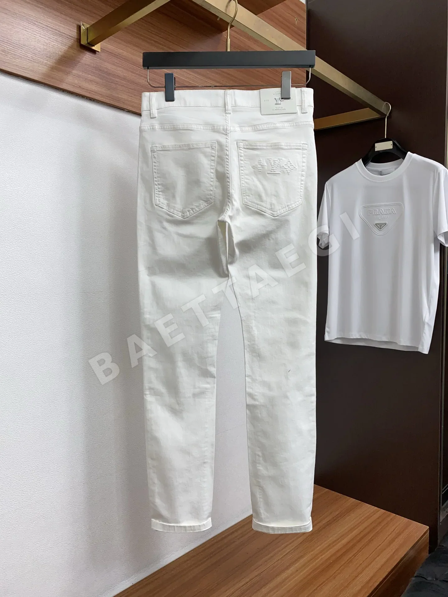 루이비통 남성 데님 바지 상세 이미지 8