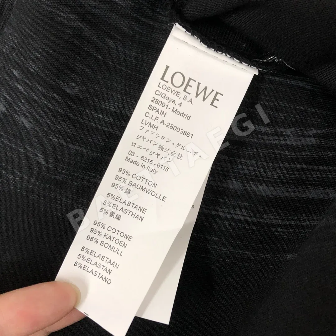로에베 워시드 크루넥 남성 반팔 티셔츠 상세 이미지 8