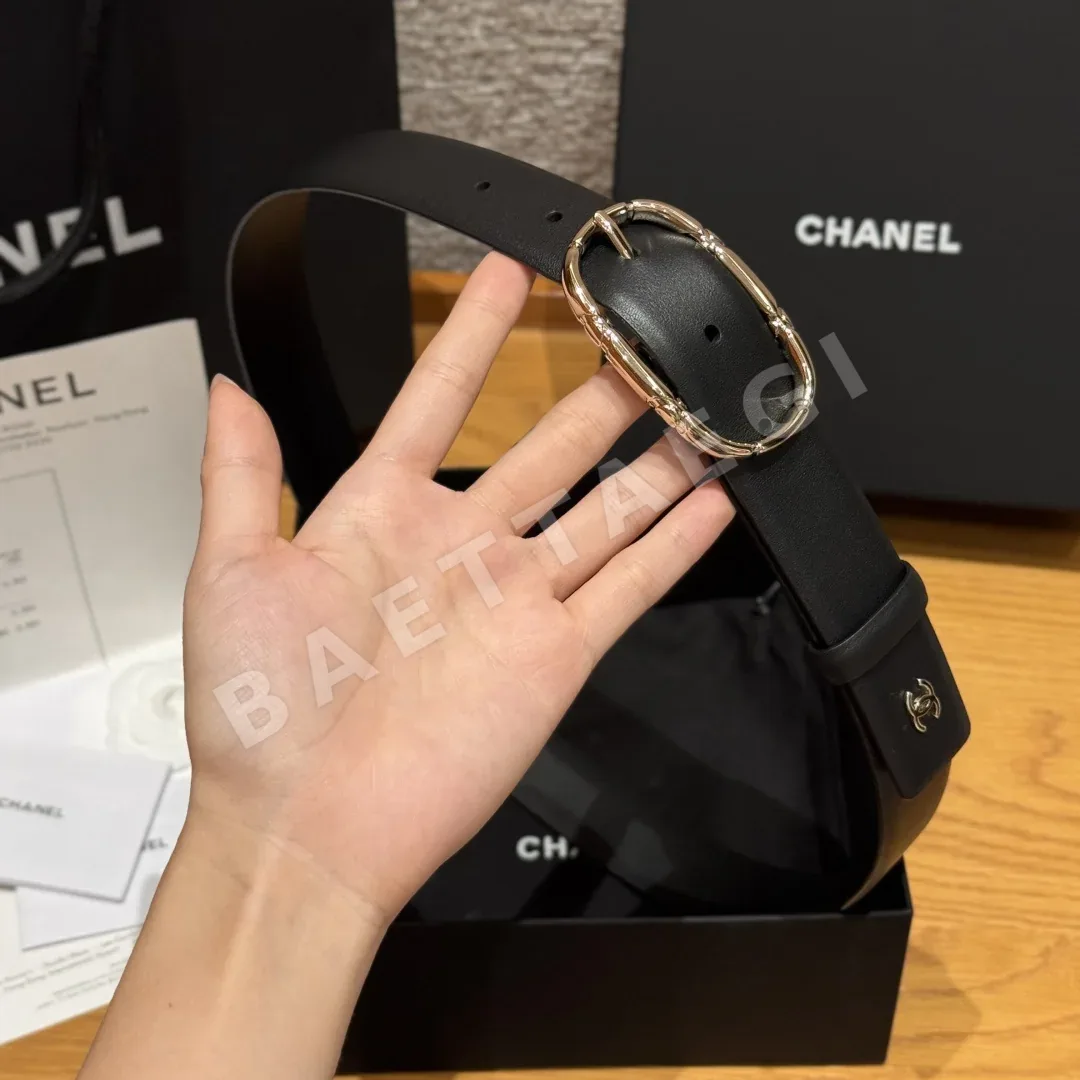 샤넬 카프스킨 양면 벨트 상세 이미지 5