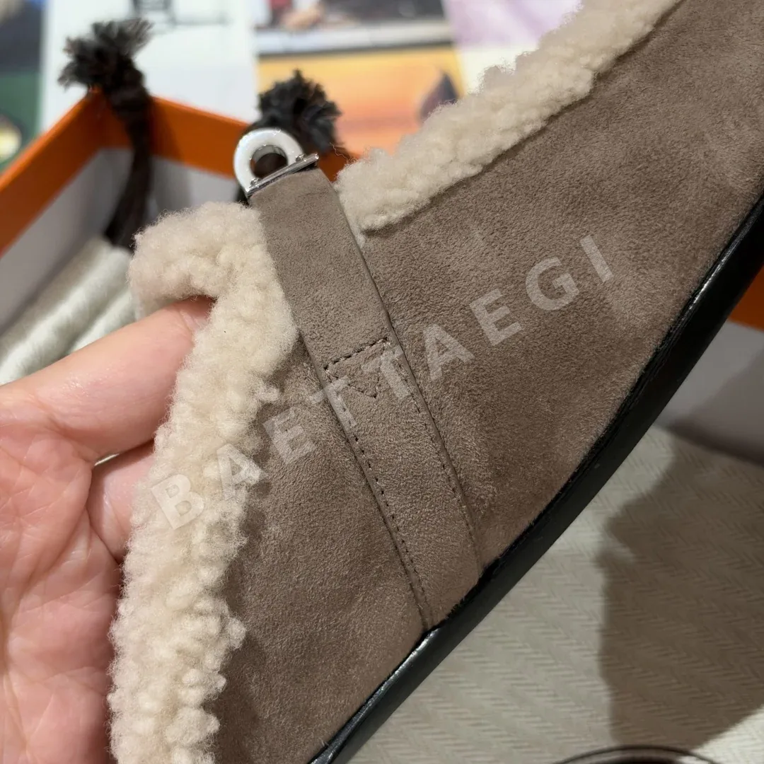 에르메스 샌들 Étoupe goatskin 상세 이미지 4