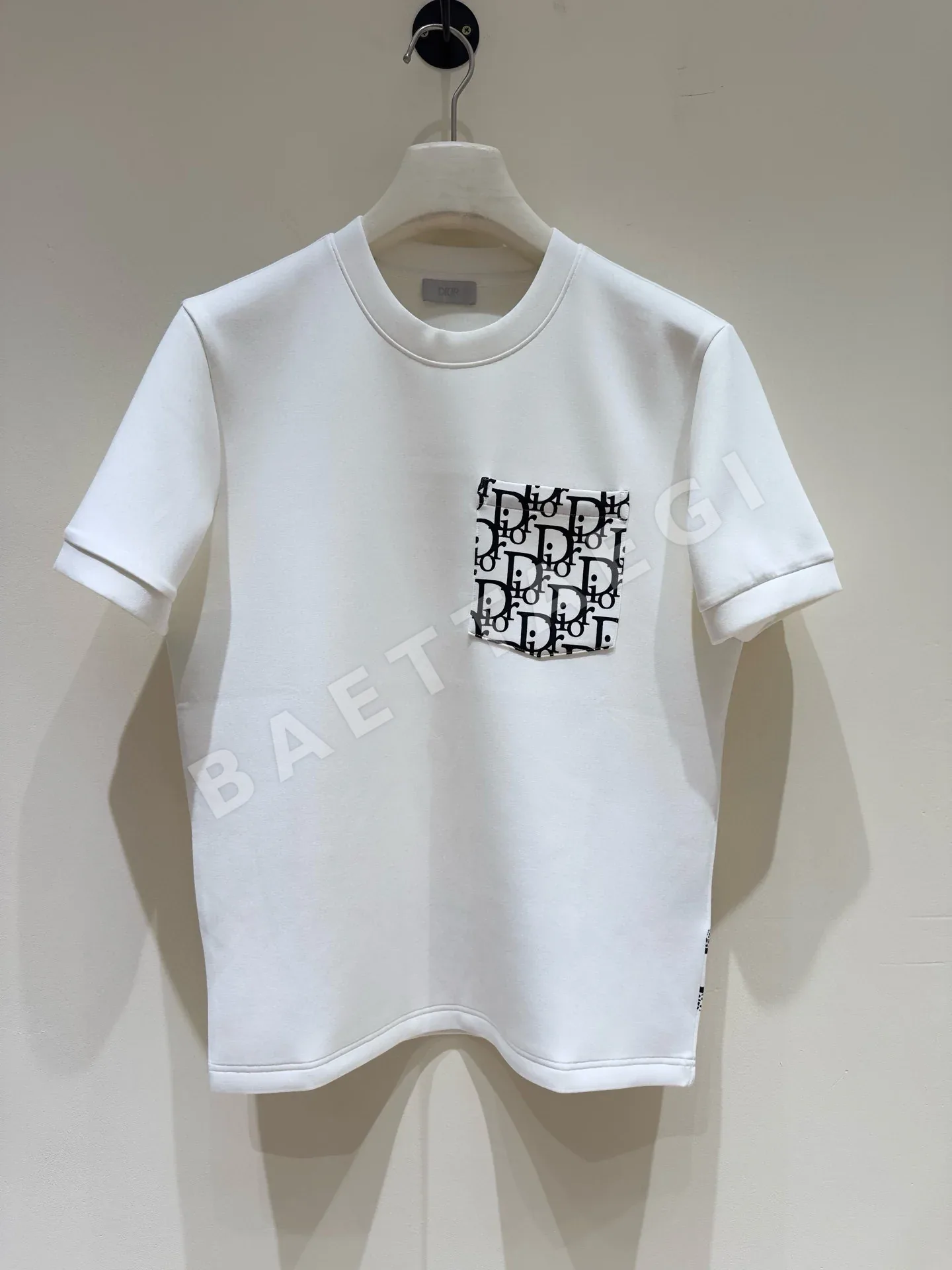 디올 크루넥 반팔 니트 티셔츠 P240 상세 이미지 3