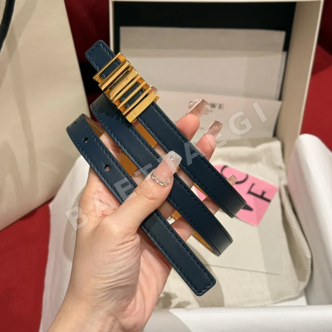 로에베 기하학 무늬 소가죽 벨트 상세 이미지 2