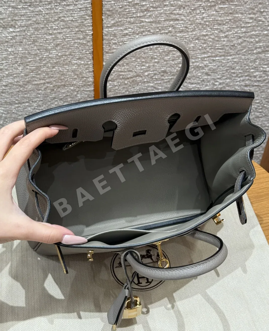 에르메스 버킨 25 토고 가죽 가방 상세 이미지 6
