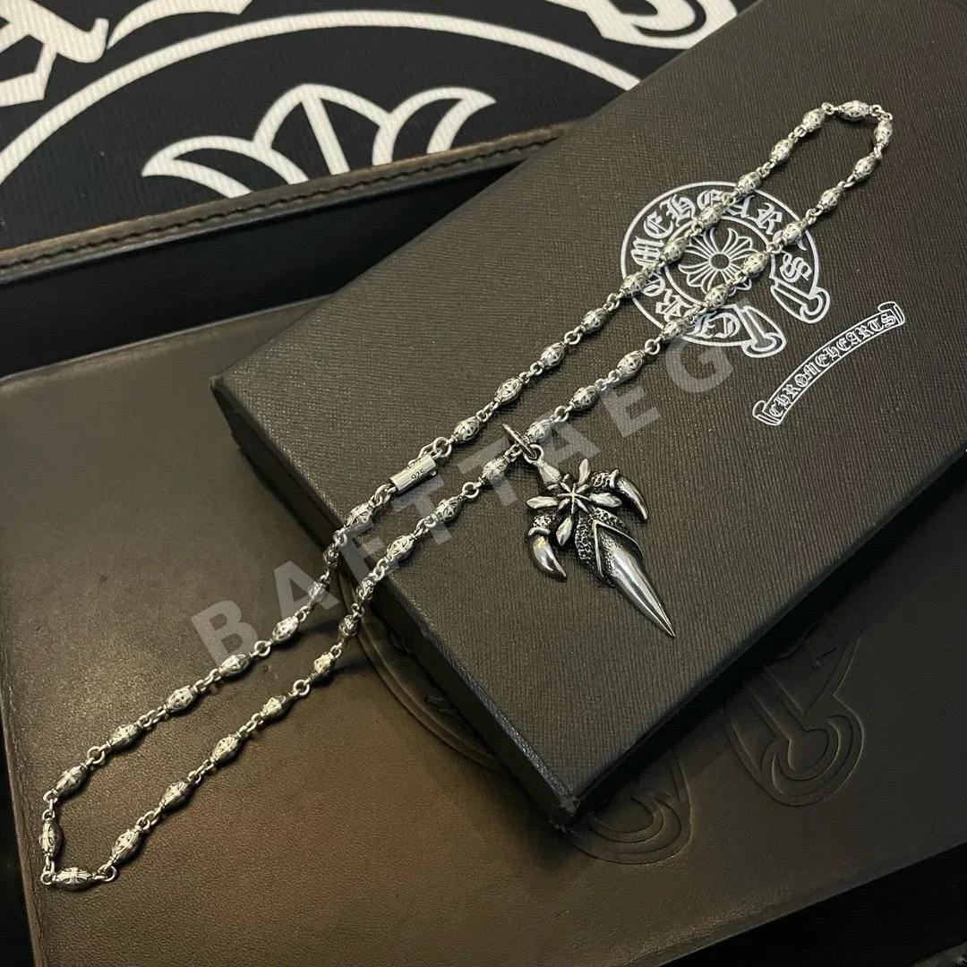 크롬하츠 클래식 엠보싱 아머 펜던트 목걸이 상세 이미지 6