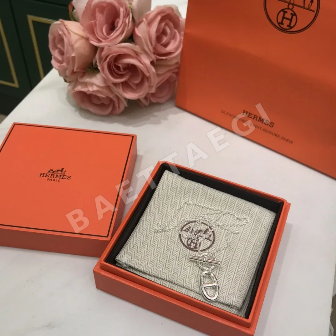 에르메스 돼지 코 OT 클라스프 목걸이 69924