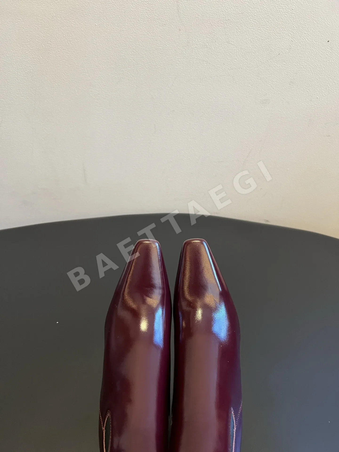 생로랑 부츠 카프스킨 스퀘어 토 상세 이미지 7