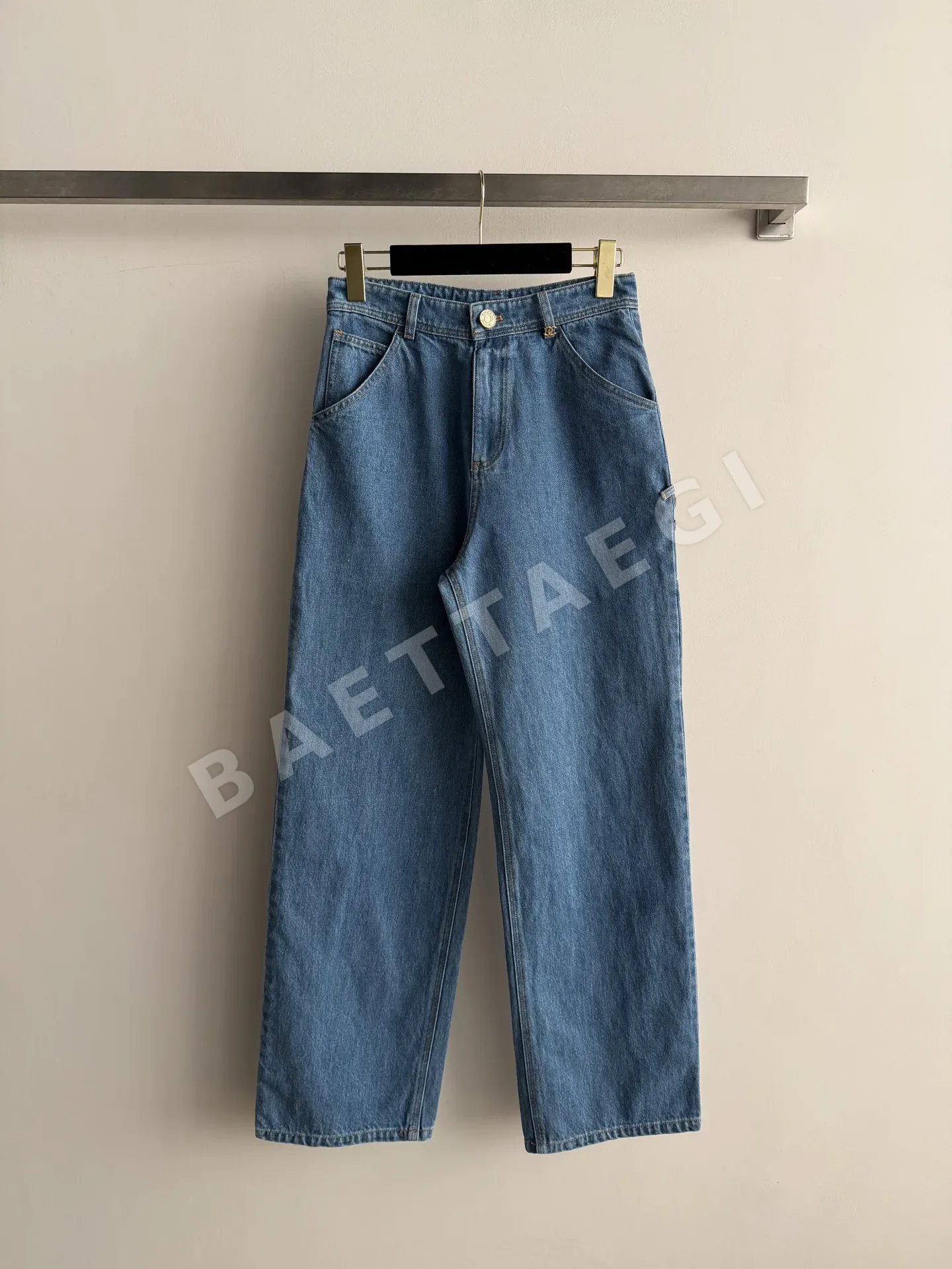 샤넬 더블 C 로고 카고 포켓 바지 199071