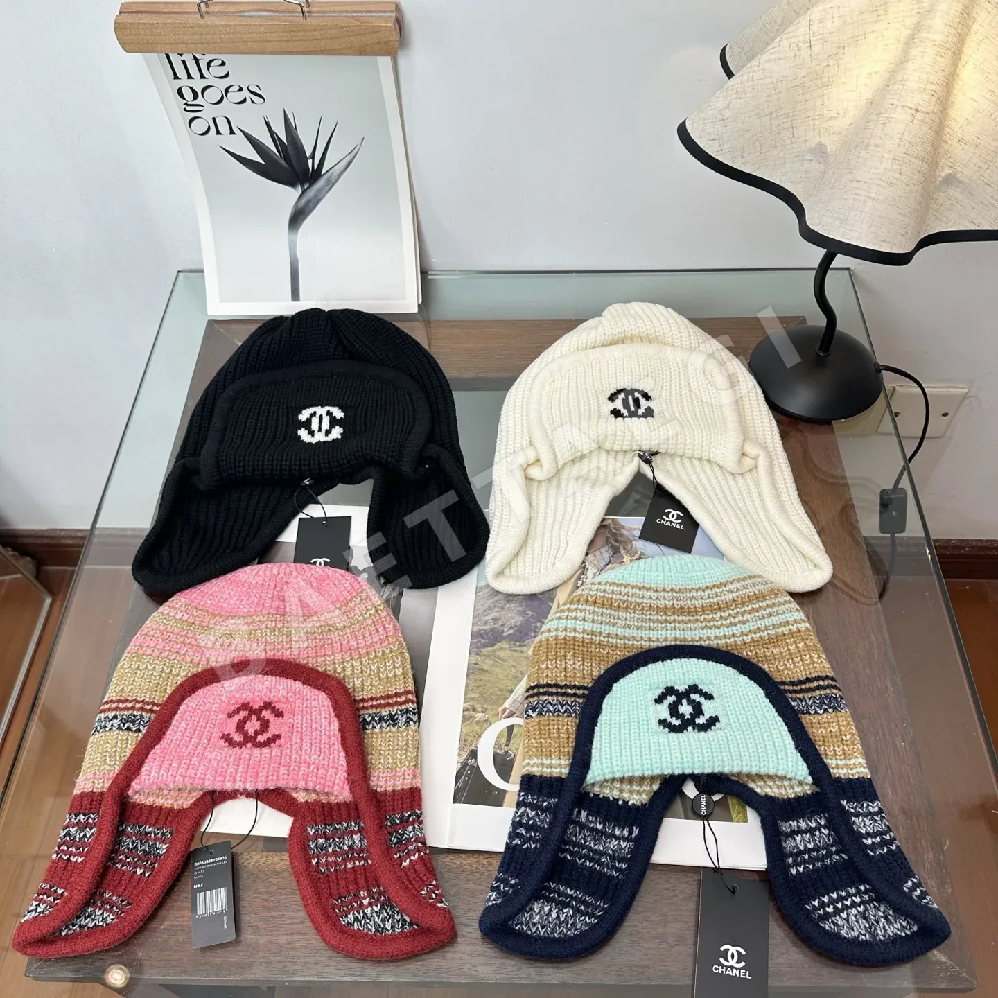 샤넬 니트 비니 모자 185574