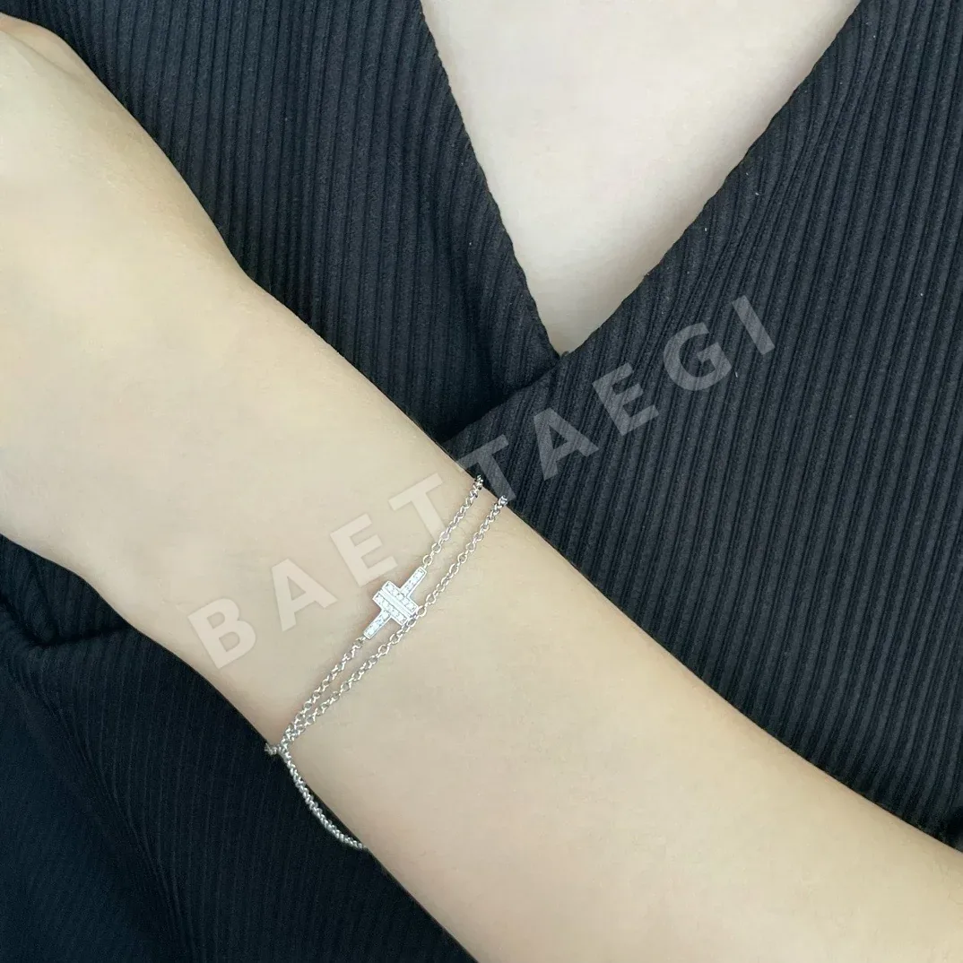 티파니 더블 T 다이아몬드 팔찌 상세 이미지 2