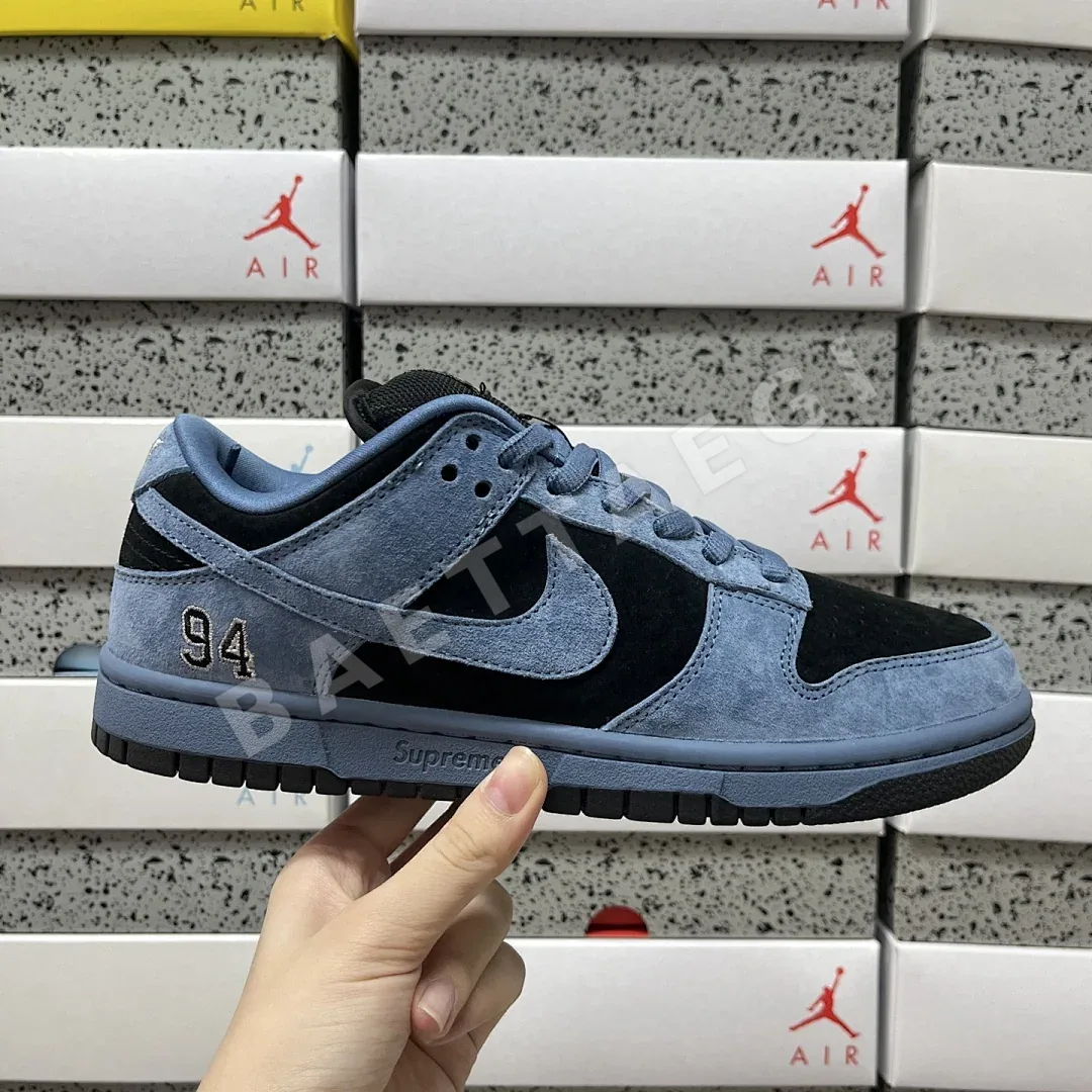 나이키 [AY] SB 덩크 로우 블루 블랙 HQ8487-400 201043 Nike SB Dunk Low Supreme 94 Ocean Fog 상세 이미지 6