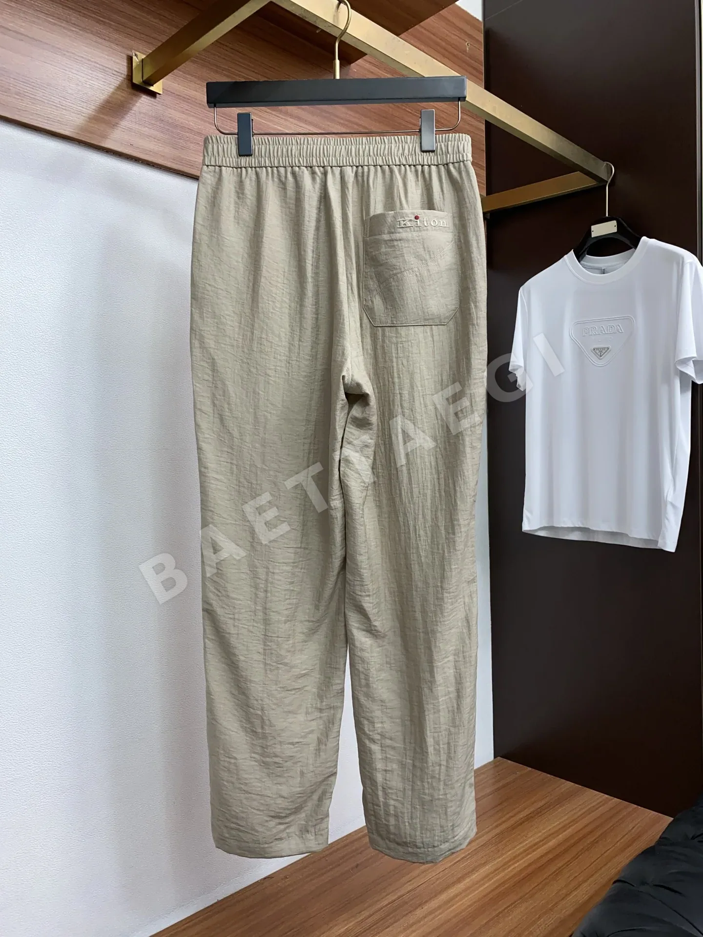 키톤 린넨 혼방 남성 캐주얼 바지 상세 이미지 8