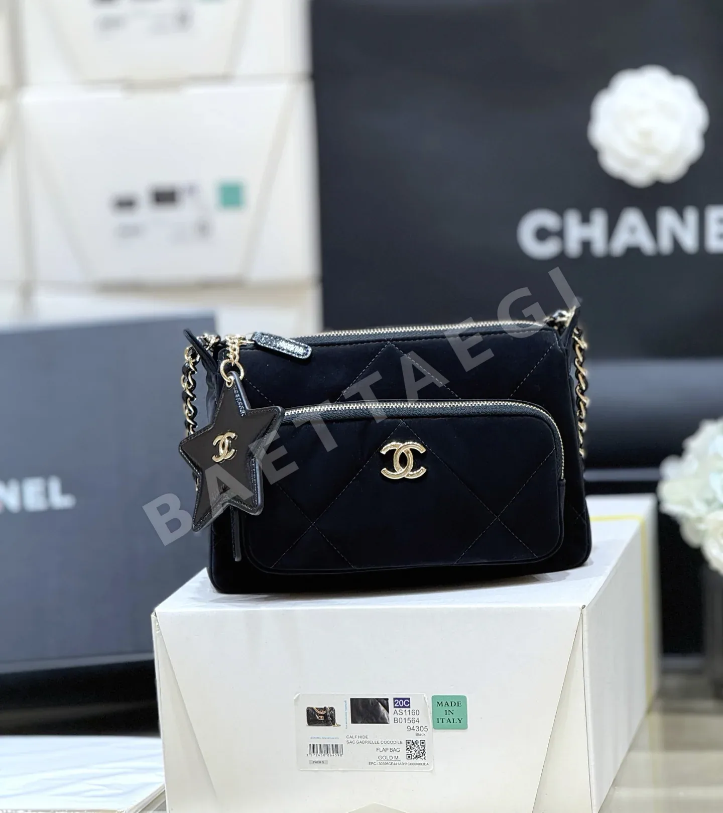 샤넬 25N 코코네이지 벨벳 카메라백 AP4771 상세 이미지 2