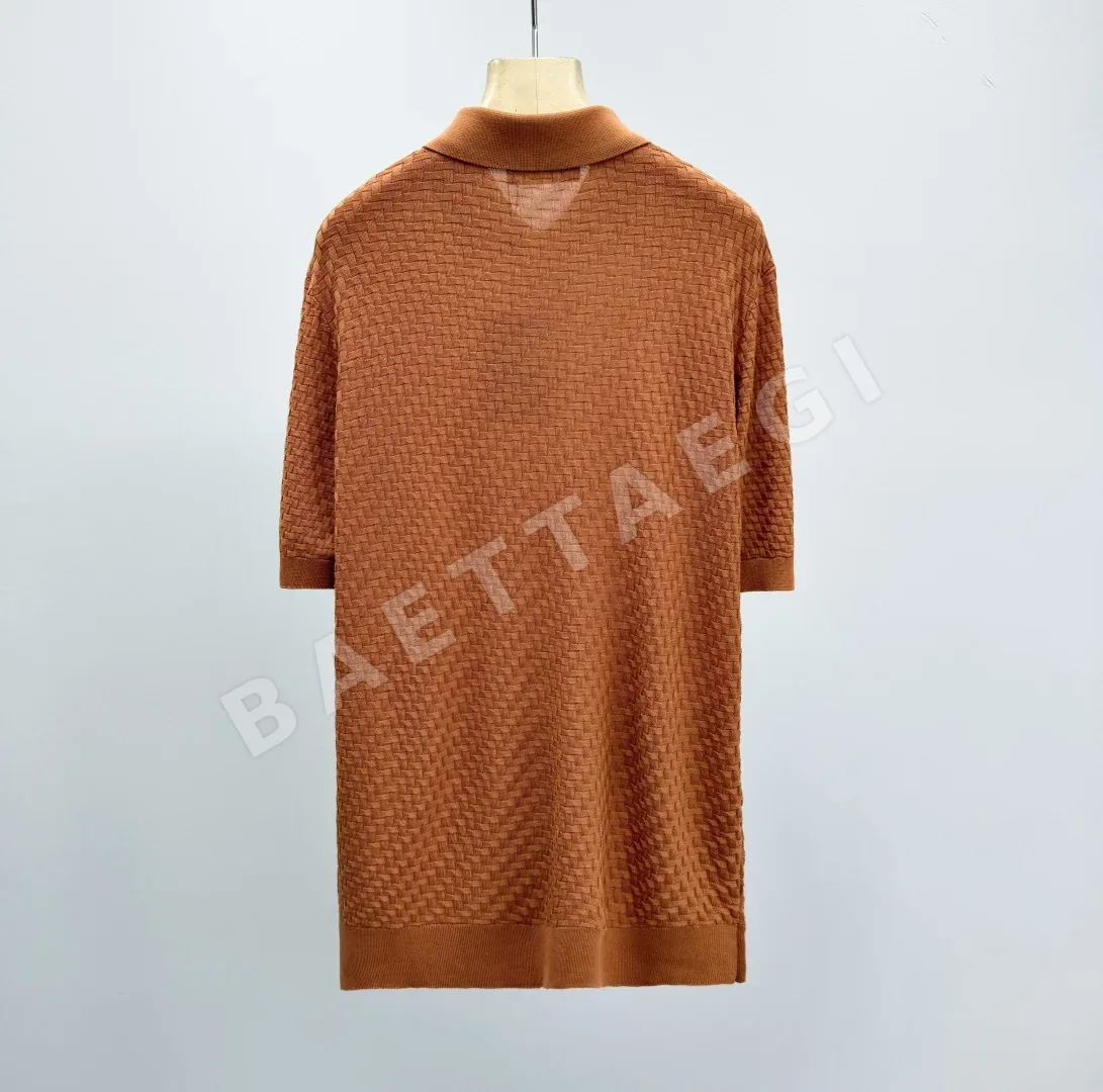 로로피아나 SS 반팔 패턴 폴로 셔츠 상세 이미지 2