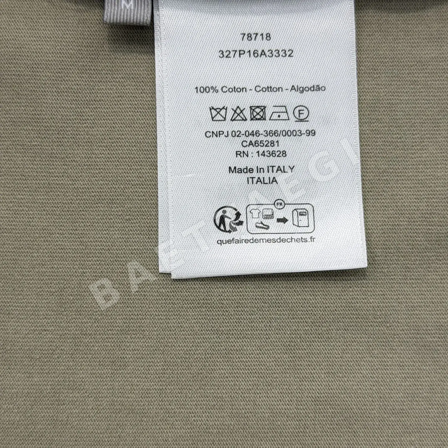 디올 자수 크루넥 남성 반팔 티셔츠 상세 이미지 9