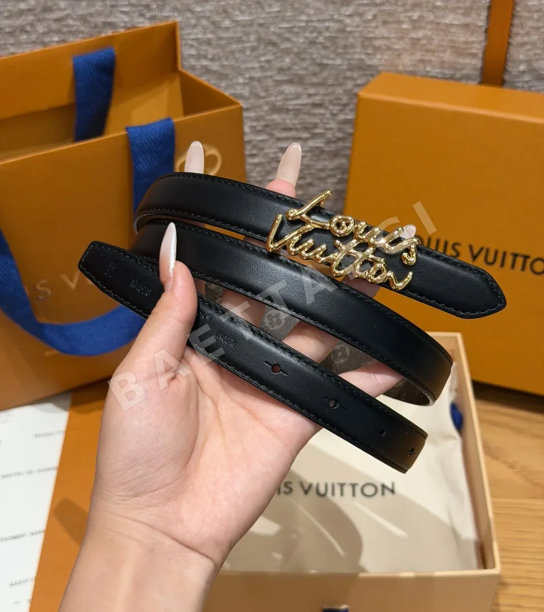 루이비통 스크립트 20mm 리버시블 벨트 상세 이미지 2