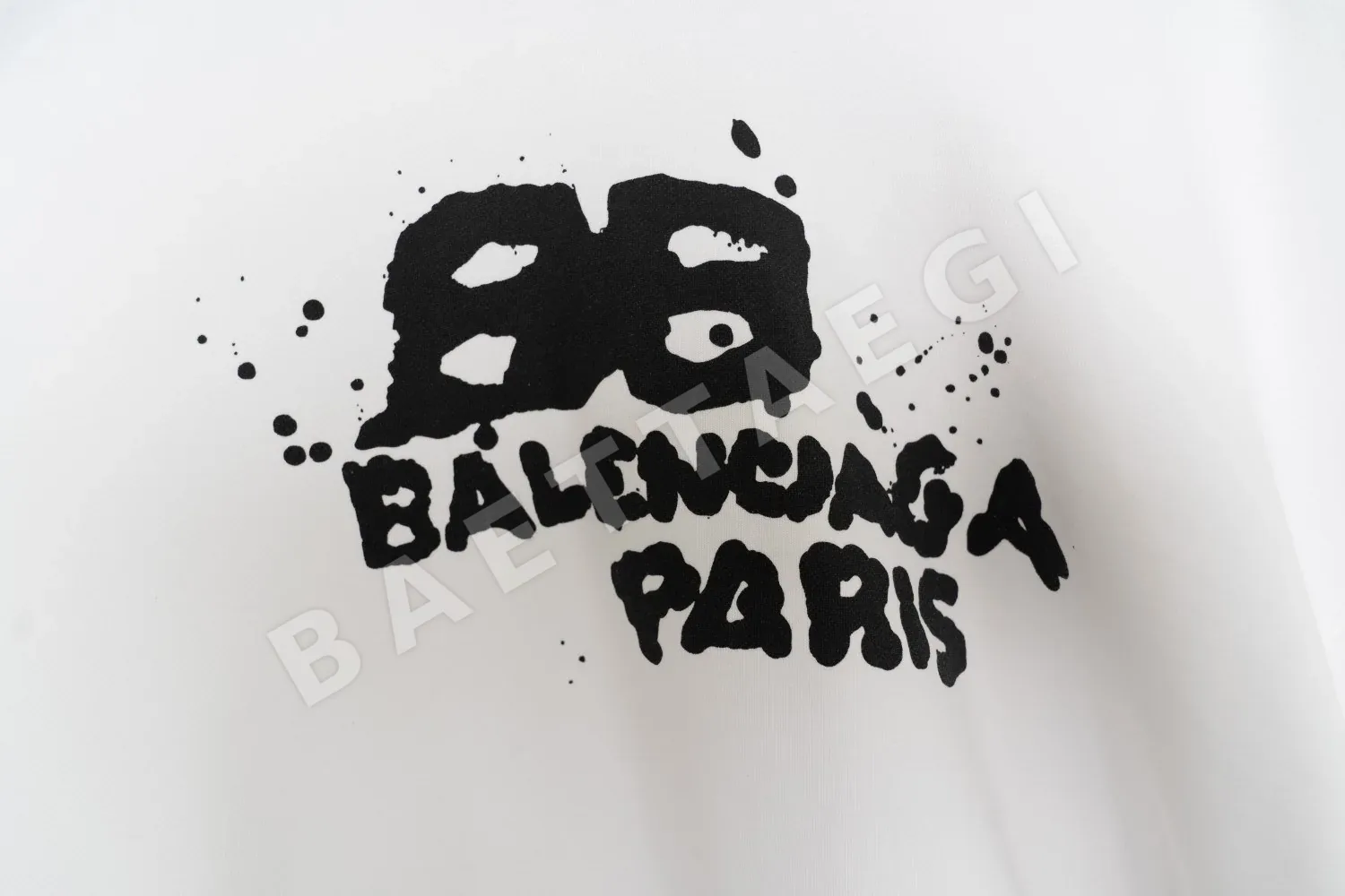 발렌시아가 BALENCIA 로고 프린트 남성 후드 상세 이미지 4