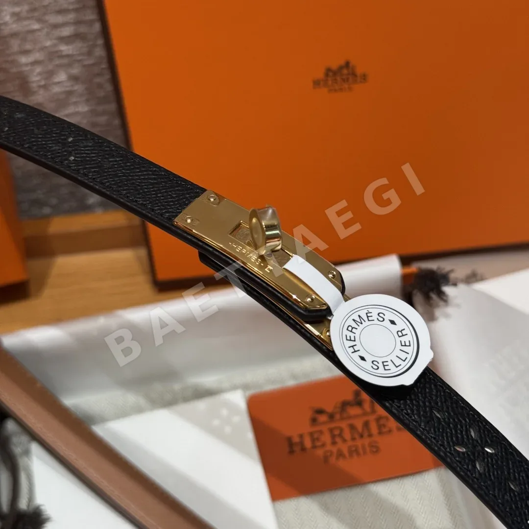 에르메스 켈리 버클 중공 벨트 18mm 벨트 상세 이미지 6