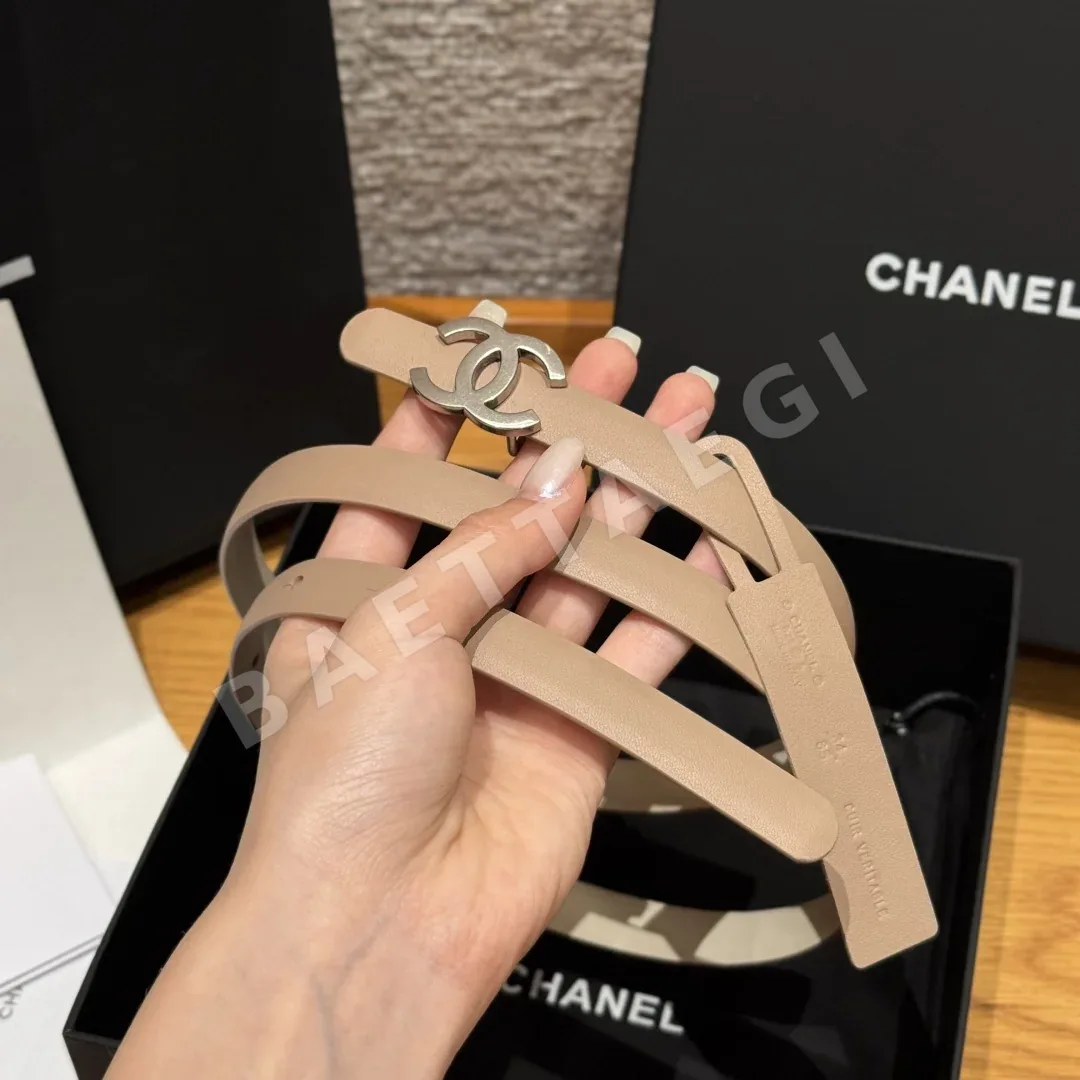 샤넬 슬림 양면 카프스킨 벨트 상세 이미지 2