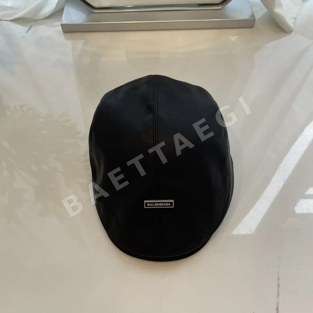 발렌시아가 램스킨 베레모 모자 78049