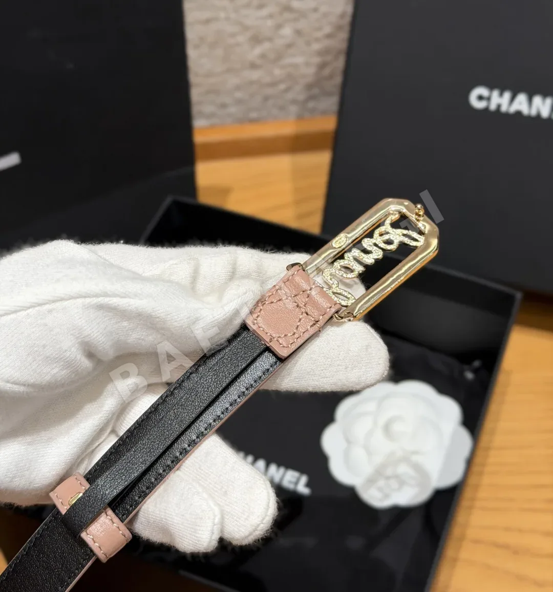 샤넬 퀼팅 램스킨 벨트 20mm 상세 이미지 4
