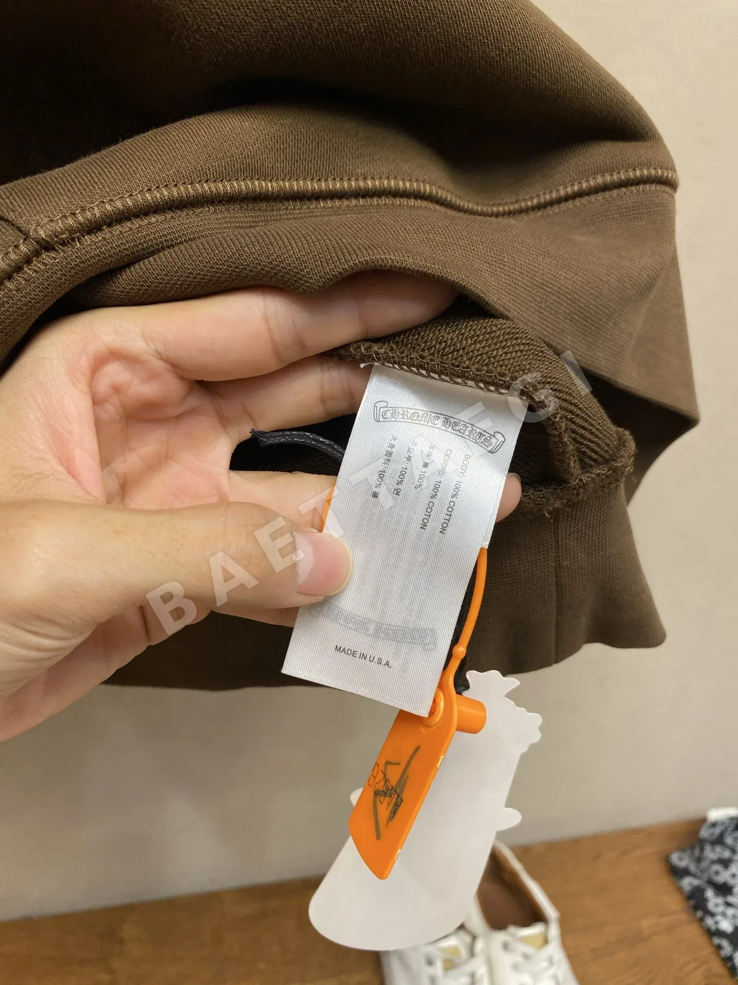 크롬하츠 자수 하프집 긴팔 셔츠 상세 이미지 9