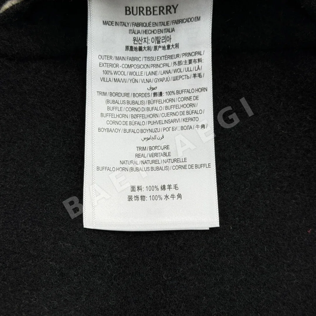 버버리 울 혼방 빈티지 체크 남성 자켓 상세 이미지 9
