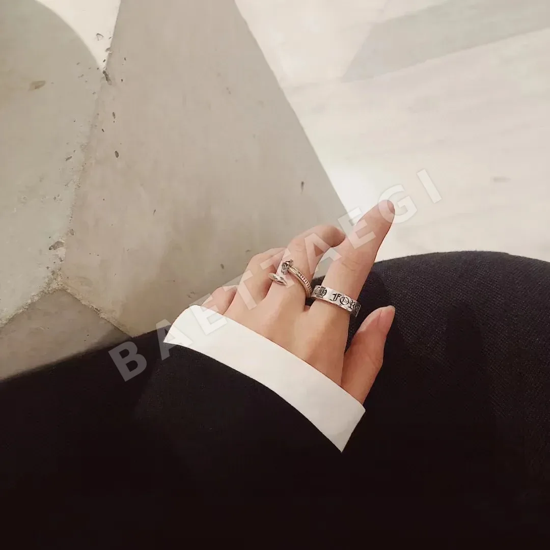 크롬하츠 앤티크 실버 스타일 반지 상세 이미지 5
