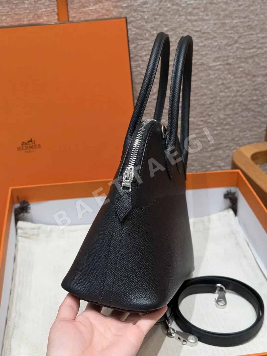 에르메스 볼링백 상세 이미지 4