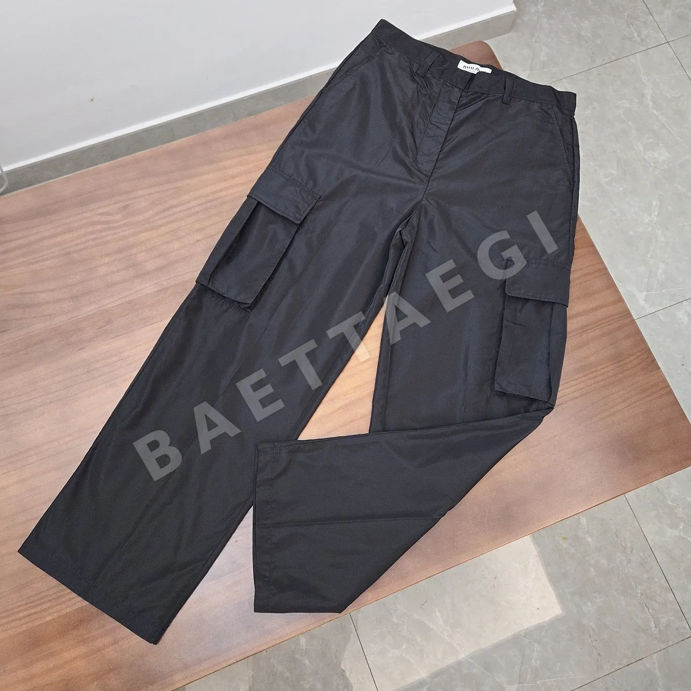미우미우 남성 린넨 바지 157890