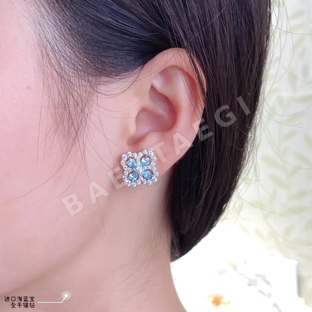 해리윈스턴 에메랄드 컷 다이아몬드 귀걸이 71791