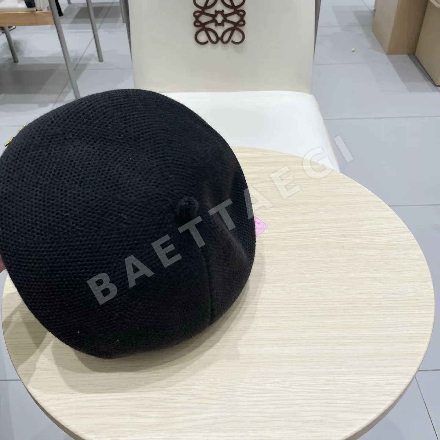 루이비통 무지 베레모 모자 상세 이미지 4