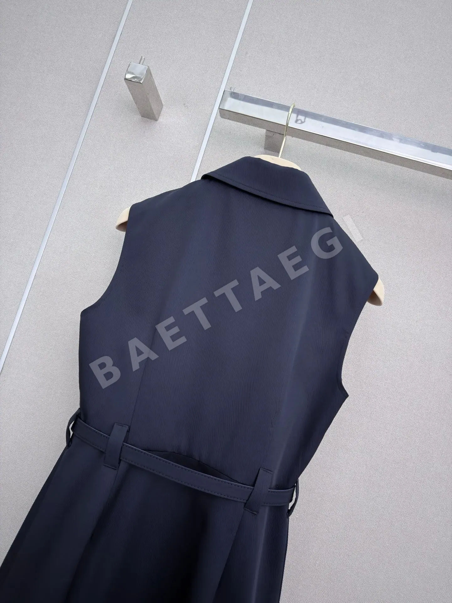 미우미우 플리츠 카라 원피스 상세 이미지 8