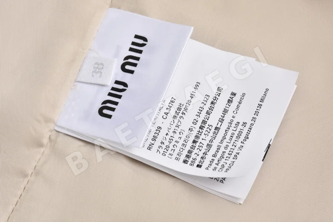 미우미우 플란넬 체크 코튼 남성 긴팔 재킷 상세 이미지 9
