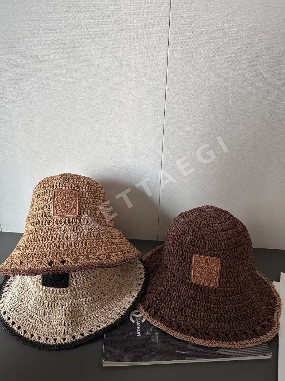 로에베 밀짚 소재 피셔맨 햇 모자 상세 이미지 4
