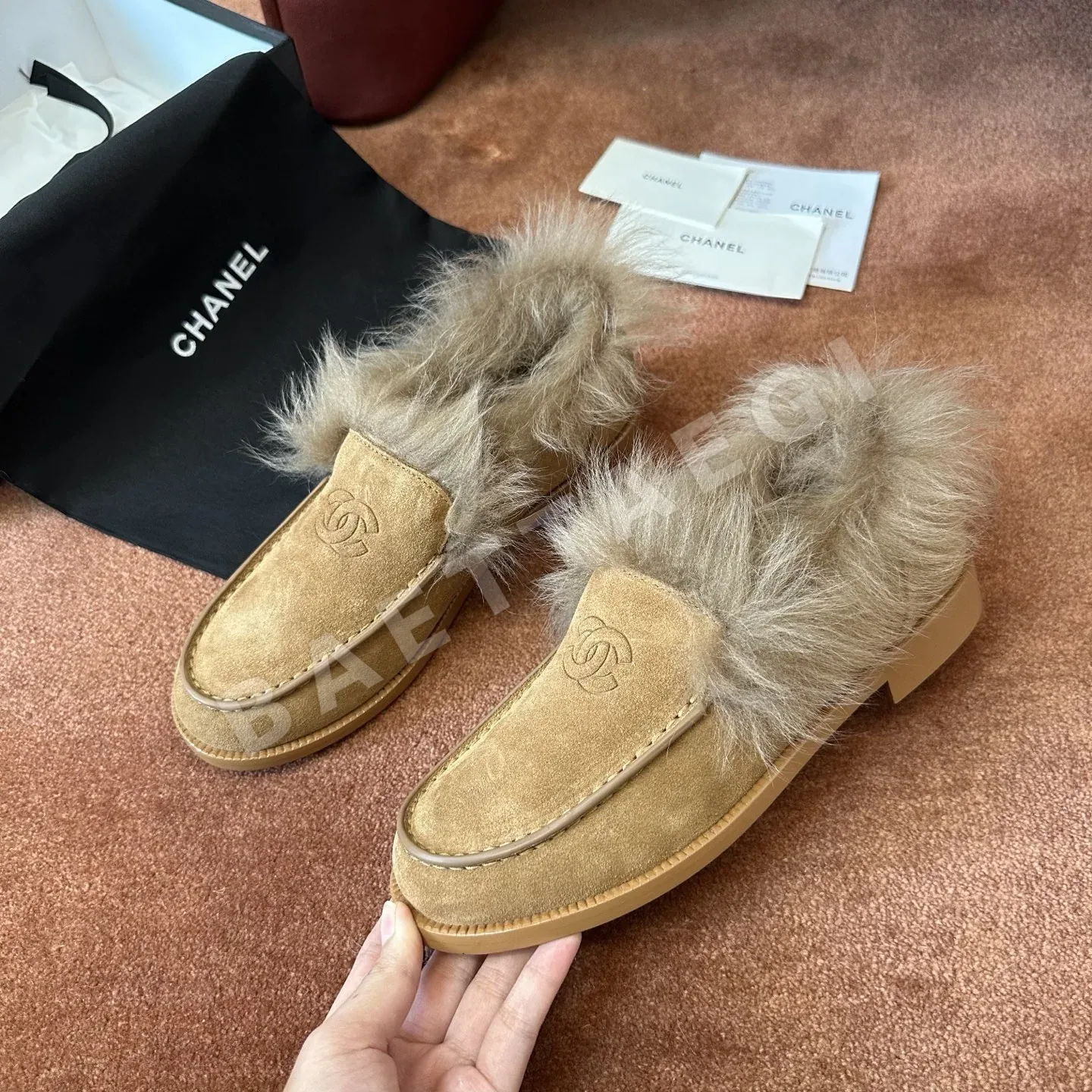 샤넬 믹스드 레더 플랫슈즈 3631 상세 이미지 2