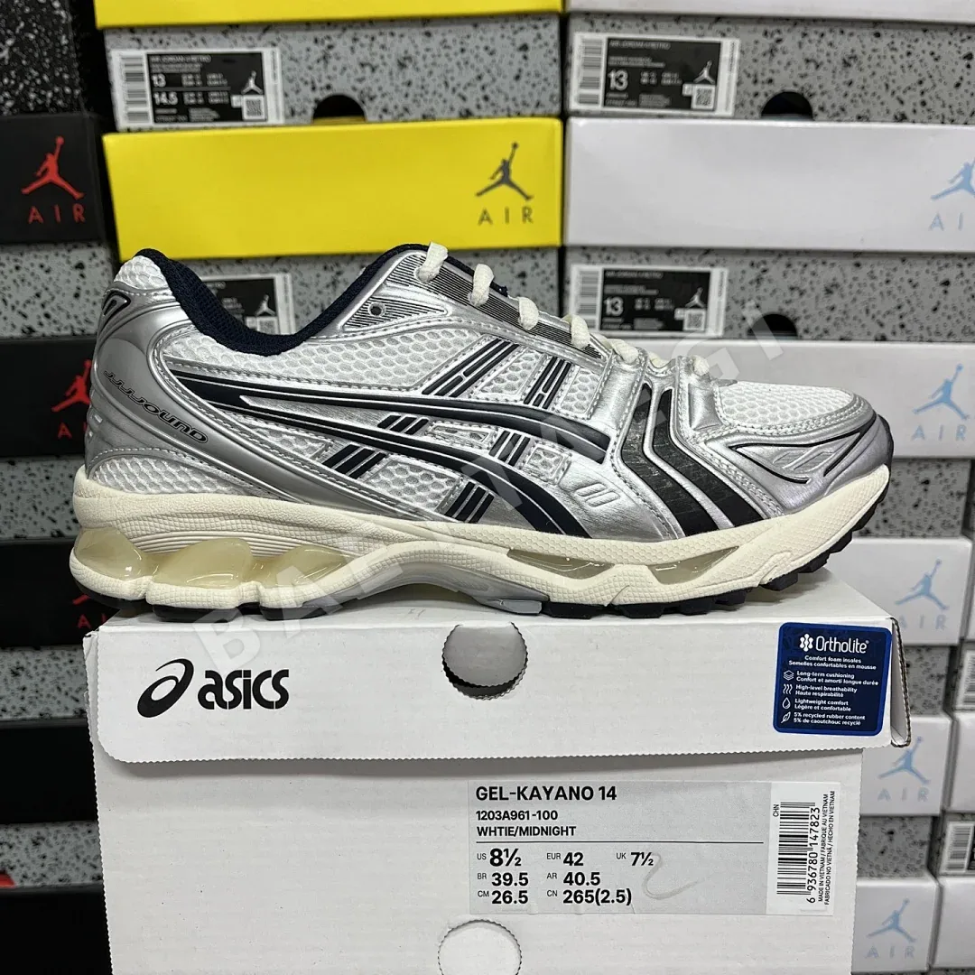 아식스 [ZC] 젤 카야노 14 1203A961-100 200323 Asics Gel-Kayano 14 JJJJound White Navy