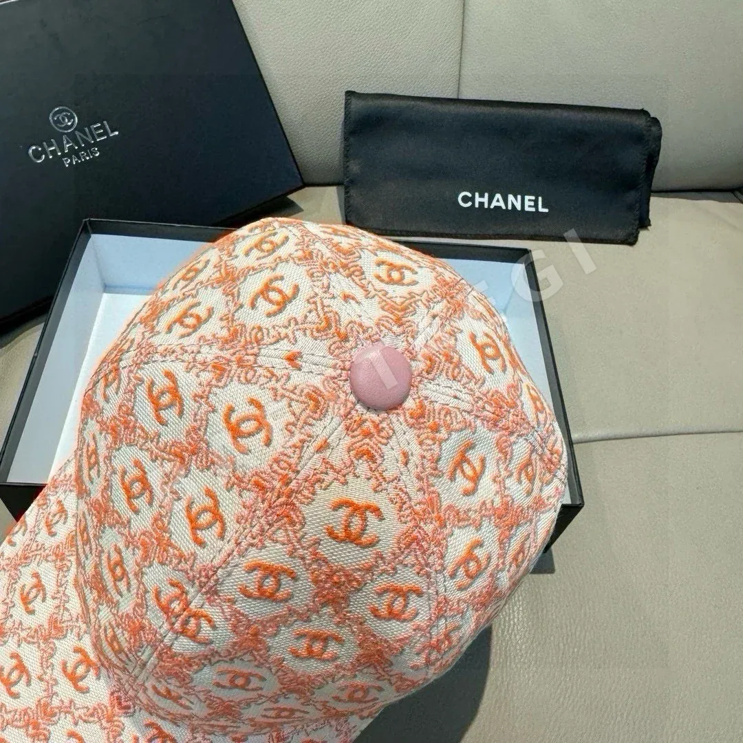 샤넬 더블 C 자카드 베이스볼 모자 상세 이미지 6