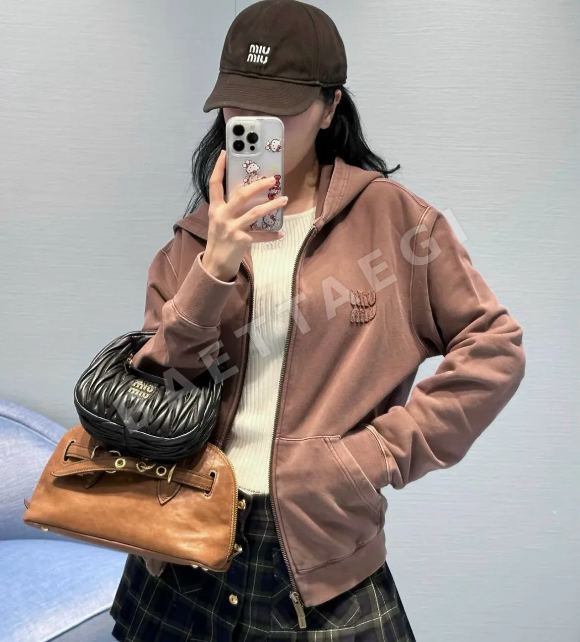 미우미우 모자 80732 Miu Miu Cap 상세 이미지 1