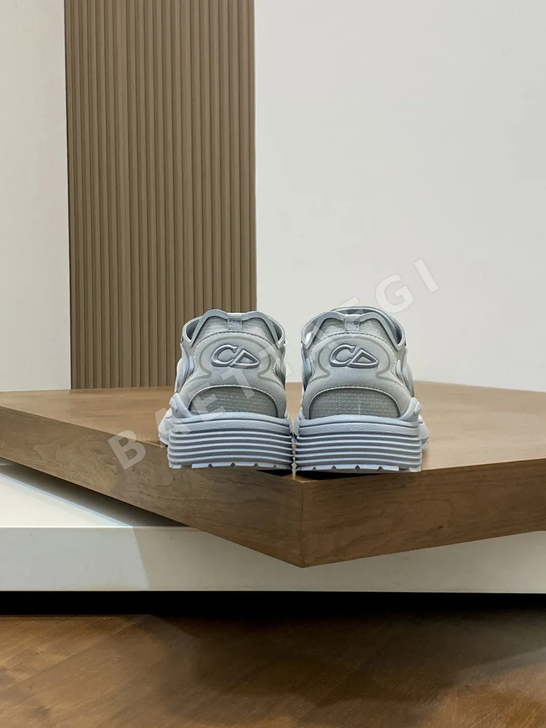 디올 B30 스니커즈 블루 나일론 CD30 로고 상세 이미지 8
