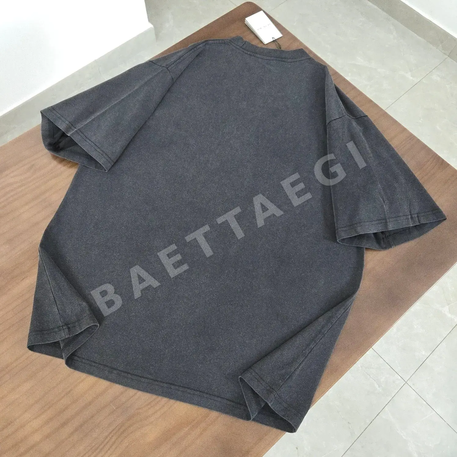 발렌시아가 자수 반팔 티셔츠 871 상세 이미지 2