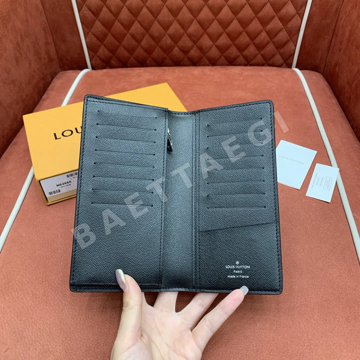 루이비통 브라자 체크 월렛 지갑 N62665 상세 이미지 2